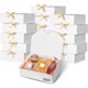 thumbnail image 1 of Cajas de Regalo, Caja de regalo de papel con cinta y tarjeta de felicitación, cajas Decorables para Recuerdos, ideal para bodas, fiestas, cumpleaños, Navidad y aniversarios (blanco, 10 pcs), 1 of 4