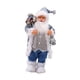 thumbnail image 5 of Figura de Papá Noel, muñeca navideña, decoración clásica de 60 cm de altura, decoración navideña navideña, estante interior, decoración de escritorio, 5 of 9