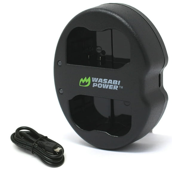 Wasabi Power Dual USB Battery Charger for Nikon EN-EL15, EN-EL15a, EN-EL15b, EN-EL15c, MH-25, MH-25a