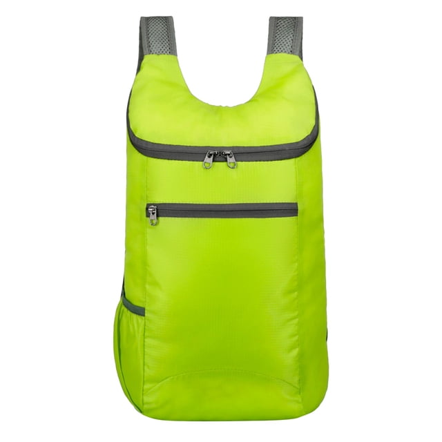 GPOECD Folding Lightweight Outdoor Travel Sports Gym Backpack Large Capacity Daypack Hiking Backpack Green,One Size