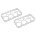 thumbnail image 1 of Egg Holder, 8 Grids Widely  2pcs Independent Slots Refrigerator Egg Tray  for Kitchen, 1 of 8