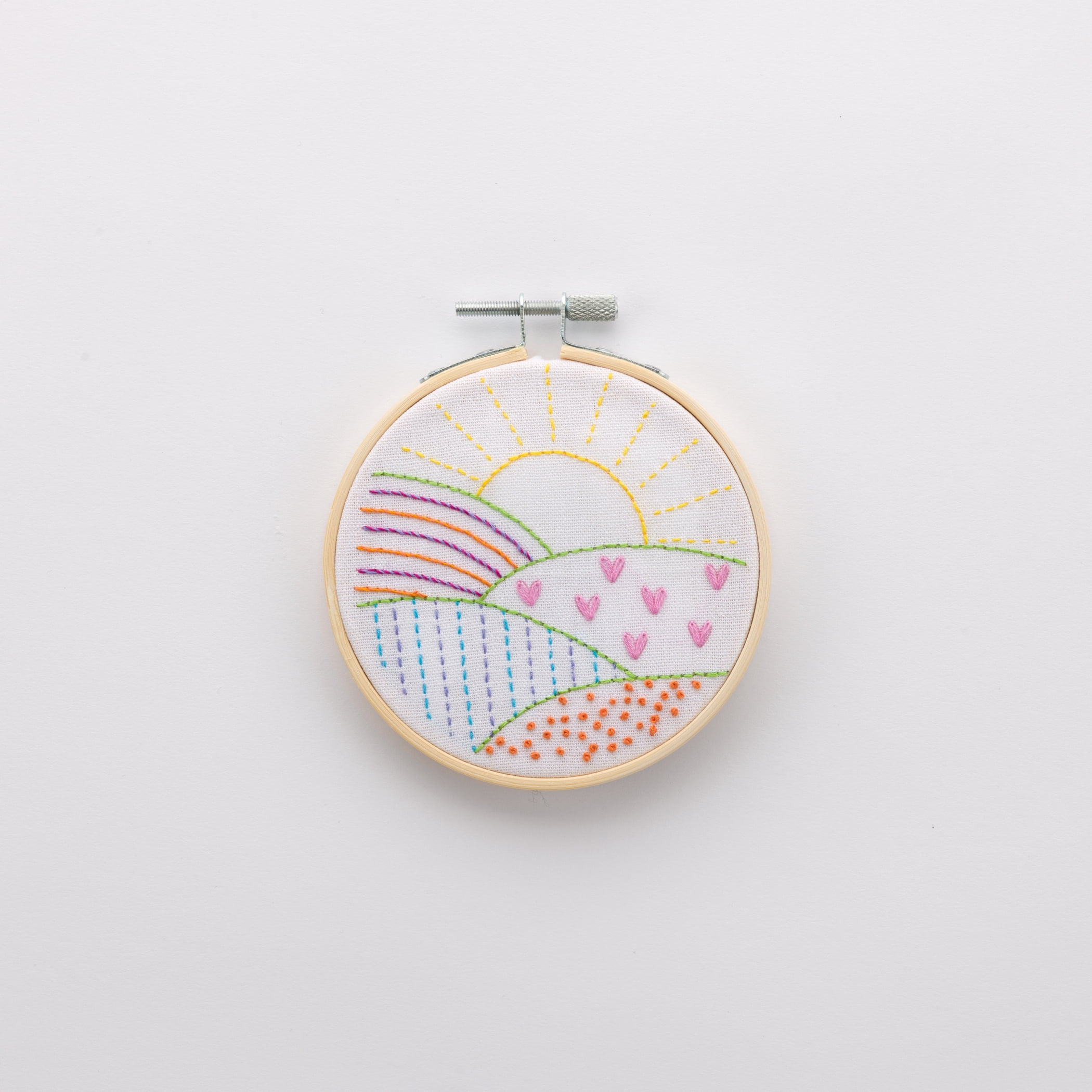 WonderArt Modern Sampler Kit Embroidery Kit - GOOD MORNING SUNSHINE