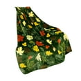 thumbnail image 2 of Nkmbld Thanksgiving Fleece Throw Blanket Yellow Maple Leaf Blanket Portable Flannel Blanket for Sofa, Couch, Chairs and Bed, 2 of 8