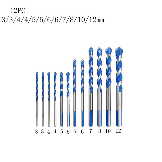 Yhmxh Tools,Home and Kitchen,Home Essentials Multifunctional Ultimate Drill Bits Ceramic Glass Punching Hole Working Ultimate Drill Bits