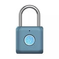 thumbnail image 2 of Peggybuy Waterproof Fingerprint Keyless Door Lock Security Padlock for Luggage Drawer, 2 of 7