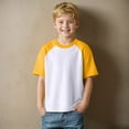 thumbnail image 2 of adviicd T Shirts for Boys Plain Tshirts for Boys Kids Summer Crewneck T-Shirts Casual Tops Tees (Yellow,9-10 Years), 2 of 8