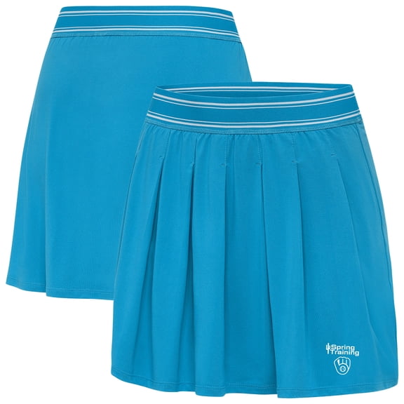 Women's Antigua  Blue Milwaukee Brewers Spring Training Retro Skort