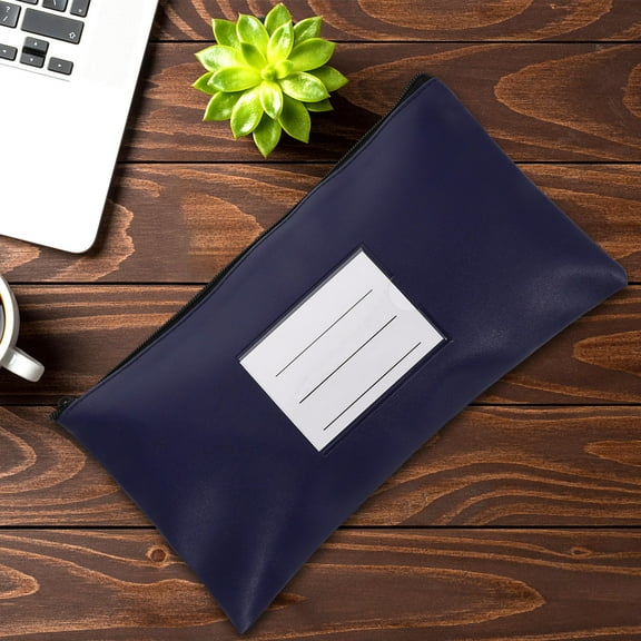 MIPCASE 1Set Small Cash Pouch Navy Blue Money Wallet Pouch Suitable for Document Storage and Card Holding