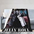 thumbnail image 2 of Jellys Music Rolls Blanket Flannel Fleece Blanket Ultra Soft Lightweight Throw Blanket for Bed Couch Living Room 50"x40", 2 of 6