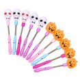 thumbnail image 2 of 10pcs Halloween Glow Stick Skeleton Pumpkin Glow Stick Funny Light Sticke Creative Party Glow Stick for Man Woman Kids (Random Color Skeleton and Pumpkin 5pcs for Each), 2 of 5