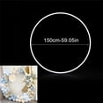 thumbnail image 4 of PVC  Balloon Arch Kit Decoration 23.6/31.5/39.4/59 Inch Reusable Circle Backdrop Garland Kit For Birthday Party   Wedding   Graduation Decorations 100cm, 4 of 6