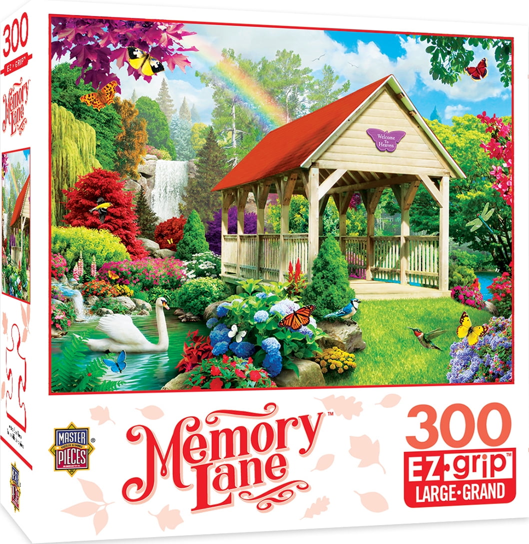 Masterpieces Memory Lane OCEANSIDE VIEW 300 piece jigsaw puzzle EZ Grip NEW 