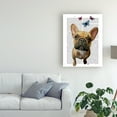 thumbnail image 3 of Trademark Fine Art 'Brown French Bulldog and Butterflies' Canvas Art by Fab Funky, 3 of 3