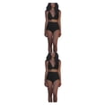 thumbnail image 2 of Naiovety Conjunto de traje de baño dividido para mujer Traje de baño sin mangas de color sólido Ropa de playa Negro M Negro XL 2piezas, 2 of 6
