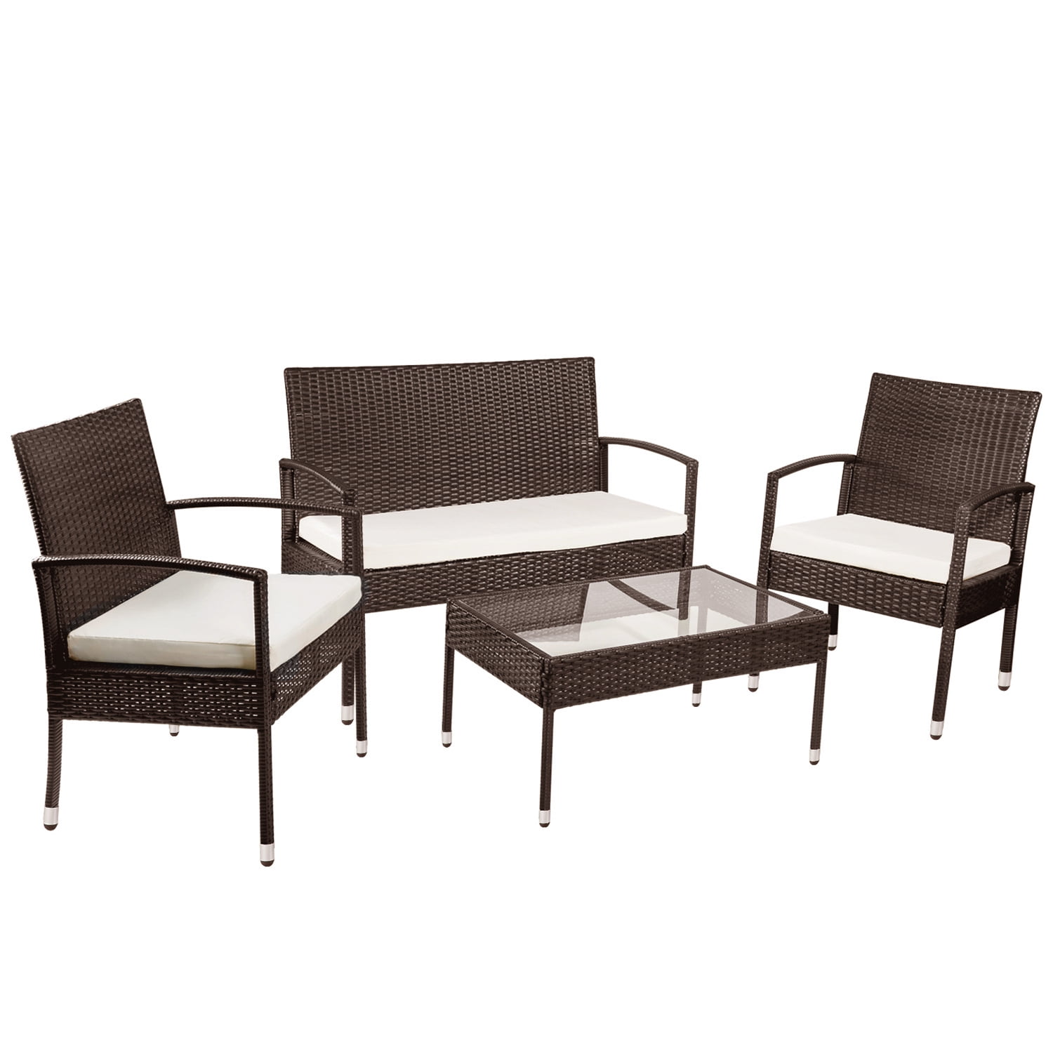 4Piece Patio Conversation Daybed Sets, 2021 Wicker Patio Conversation