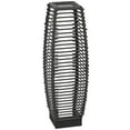 thumbnail image 2 of Outsunny Auto On/Off LED Lights Floor Lamp, Decorative Lantern Pathway Light, Gray, 2 of 9