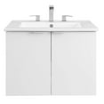 thumbnail image 4 of Modway Maybelle 24" Wall-Mount Bathroom Vanity in White White, 4 of 10
