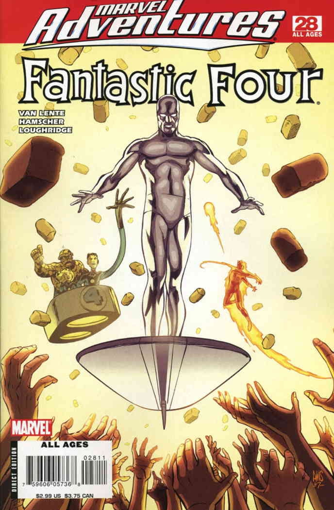 Cover of Marvel Adventures Fantastic Four #28