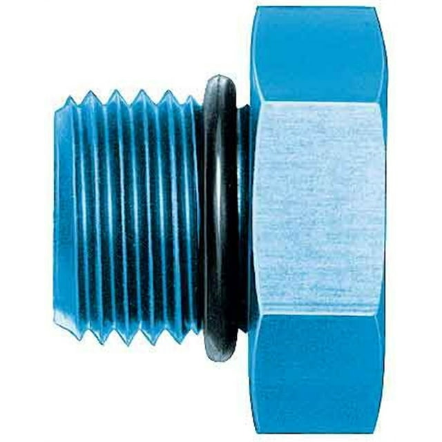 Aeroquip Pipe Plug Fitting FCM3724 -6 AN Hose; Anodized; Blue