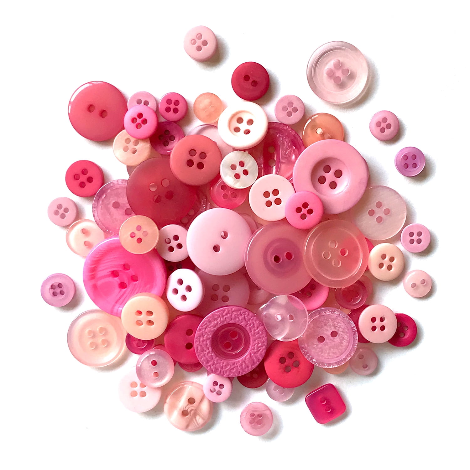 Buttons Galore 700+ Spring Colors Craft & Sewing Buttons in Mason Jar