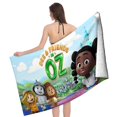 thumbnail image 4 of Dee y Amigos en Oz Toalla de playa de secado rápido con diseño temático, regalo para mujeres y niñas, ideal para cumpleaños, fans, amantes de la música, uso en la playa o al aire libre, 78 × 180 cm, 4 of 6