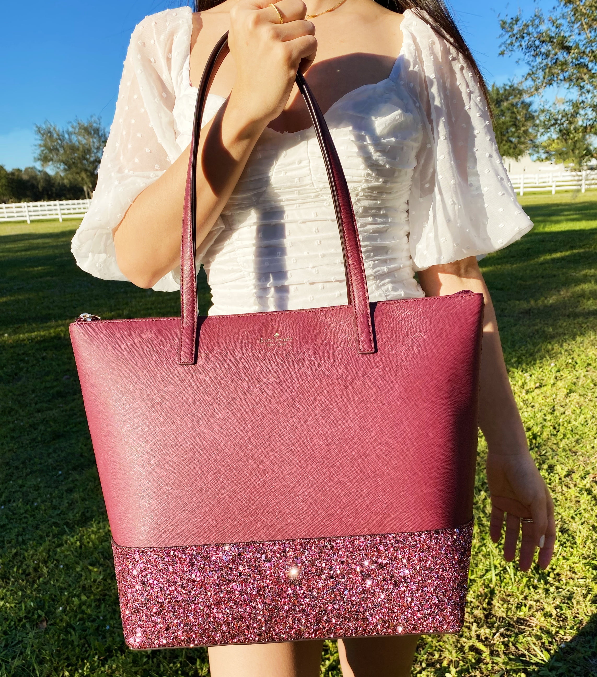♠️Kate Spade Glimmer Glitter Satchel Crossbody Bag, Mitten Pink NWT in 2023  | Kate spade, Satchel, Kate spade pink