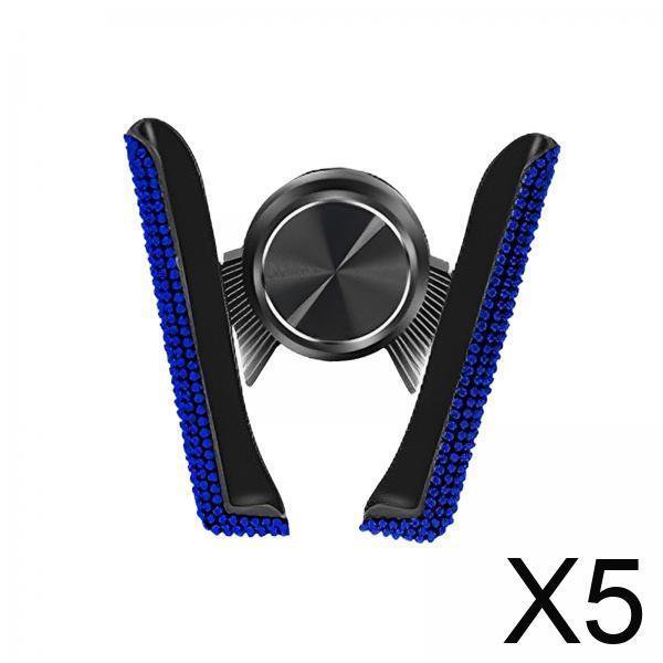 5xBling Soporte Para Teléfono De Coche Mini Accesorios Universales Para Mujeres De Automóvil