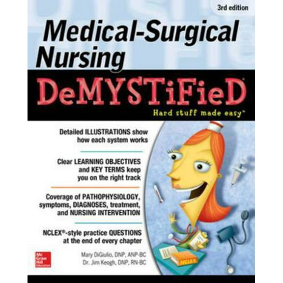 Pre-Owned Medical-Surgical Nursing Demystified, Third Edition (Paperback) 1259861813 9781259861819