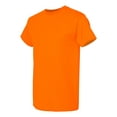 thumbnail image 2 of Men Heavy Cotton Multi Colors T-Shirt Color Safety Orange Small Size, 2 of 5