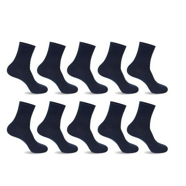 Sonducket 10 Uds. De calcetines para hombre, absorbentes para el sudor, Color poliéster, transpirables, para negocios, cómodos, calcetín de Type2 NO2