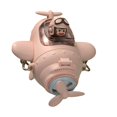thumbnail image 4 of Botella de agua para niños, hervidor deportivo de 500ml, fácil de abrir, taza para beber en forma de avión, botella para beber agua para niños, viaje rosa, 4 of 8