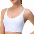 thumbnail image 6 of Bigersell Girls Sports Bra Sports Bras for Girls Seamless Bra T-Shirt Bra Style B10 Pregnancy Bra Women Back-Smoothing Bra Feature T-Shirt Bra Hook & Eye Bra Closure , White M, 6 of 8