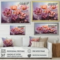 thumbnail image 4 of Designart "Blooming Purple And Coral Tulips At The Farmhouse" Tulips Floater Framed Canvas Wall Art, 4 of 5