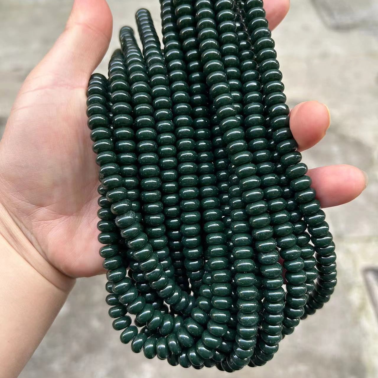 1200Pcs DIY Perforated Beads Stringing Accessories Full of Meaning