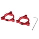 thumbnail image 1 of Adaptador de precarga de horquilla delantera de aluminio CNC de 2 piezas 22 mm para motocicleta rojo, 1 of 7