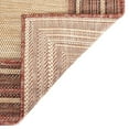 thumbnail image 5 of Trans-Ocean Imports CRES8842524 7 ft. 10 in. Square Liora Manne Carmel Multi Border Indoor & Outdoor Rug Wilton Woven Square Rug - Red, 5 of 7