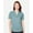 Opal Blue, variant on North End NE102W Women's Replay Recycled Polo-Black-2XL