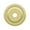 Gold, variant on Deltana BPRC100U3 Base Plate for Knobs; 1" Diameter; Bright Brass Finish