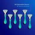 thumbnail image 2 of Schick® Hydro Silk Sensitive Care® Disposable Women’s Razors, 6ct, 2 of 8