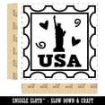 thumbnail image 2 of USA United States of America Passport Travel Self-Inking Rubber Stamp Ink Stamper - Black Ink - Large 1-1/2 Inch, 2 of 7