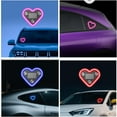 thumbnail image 2 of Solar Heart-Shaped Ambient Light Ip65 Waterproof Led Car Decoration Auto Day-Charge, 5 Modes, Romantic Gift for Christmas, Valentine's Day, Anniversary, Date Night, 2 of 8