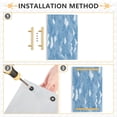 thumbnail image 2 of Bath Accessories Sets Single Print Decorative Tray With Handle For Home Bathroom Bedroom Waves, 2 of 7