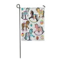 thumbnail image 1 of KDAGR Cartoon of Pony Toys on Wheels Rocking and Spring Horses Garden Flag Decorative Flag House Banner 28x40 inch, 1 of 1