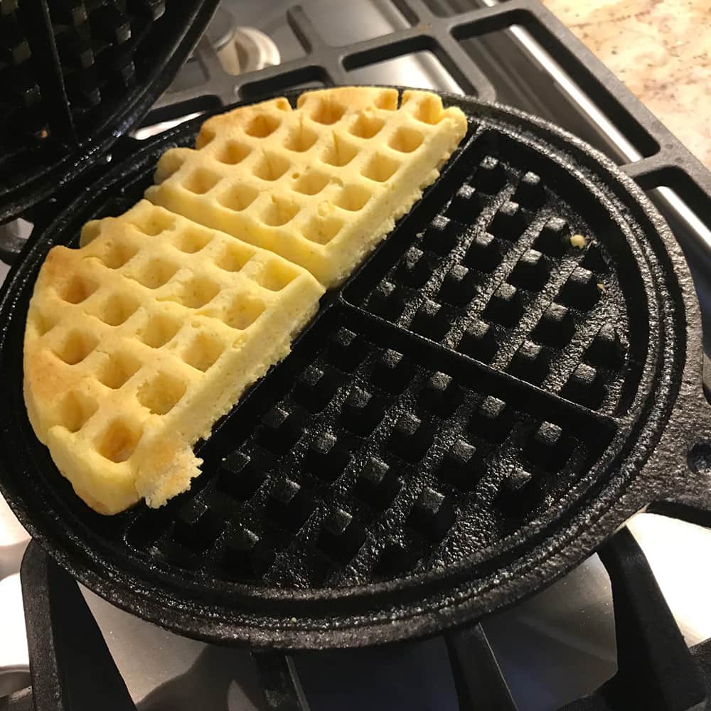 texas cast iron waffle maker