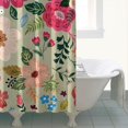 thumbnail image 4 of Vibrant Pioneer Flower Pattern Shower Curtain 72"x84" ,Bathroom Decorative Shower Curtains Set with 12 Hooks,Modern Waterproof Washable Shower Curtain, 4 of 6