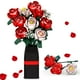 thumbnail image 1 of Set de construcción EXCOUP Flower Bouquet con 841 bloques y jarrón, 1 of 7