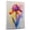 Iris 3, variant on Iris Flower Canvas Wall Art 8x12 inches - French Country Watercolor Botanical Iris Flower Canvas Art for Home