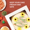 thumbnail image 6 of 9 Pcs Cake Box, Tall Cake Boxes with Window in 3 Sizes 12x12x12 10x10x10 8x8x8 Inches, Bakery Boxes Disposable Carrier Take Out Container, 2 or 3 Tier for Birthday Christmas, 6 of 7