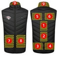 thumbnail image 2 of guisaled Heated Vest for Men Women 4 Heating Zones Rechargeable Heated Vest 2025 Winter Full Zip Lightweight Warm Quilted Jackets, 2 of 3