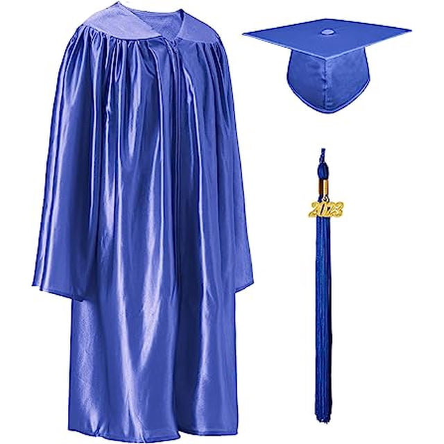 Toga de graduación preescolar, gorro de graduación, disfraz infantil para fotografía, color real